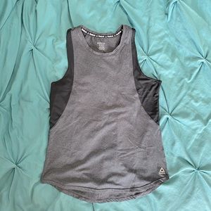 Black and Gray Reebok Tank Top